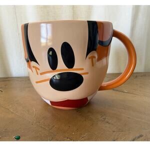 Disney Parks Mouse Ware 3D Goofy Mug, Coffee Tea - Excellent